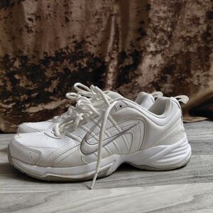 Nike White Leather Nike Sneakers 396879 Women’s Size 9 Lace Up